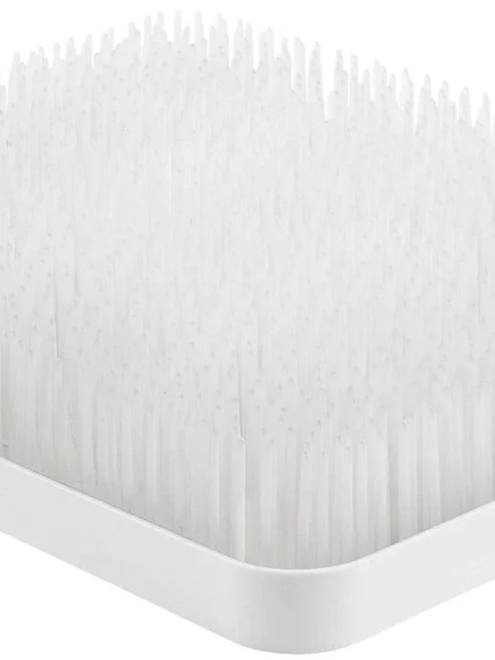 Soft Silicone White Kids Bath Brush - Gentle Cleaning Brush